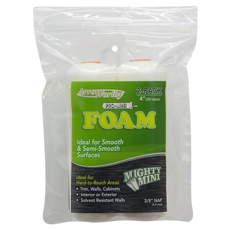 Royal Arroworthy 4-Inch Microfiber Mini Paint Roller Covers - 50 Pack (Model 500535)